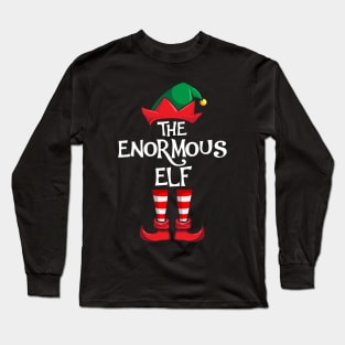 Enormous Elf Matching Family Christmas Big Long Sleeve T-Shirt